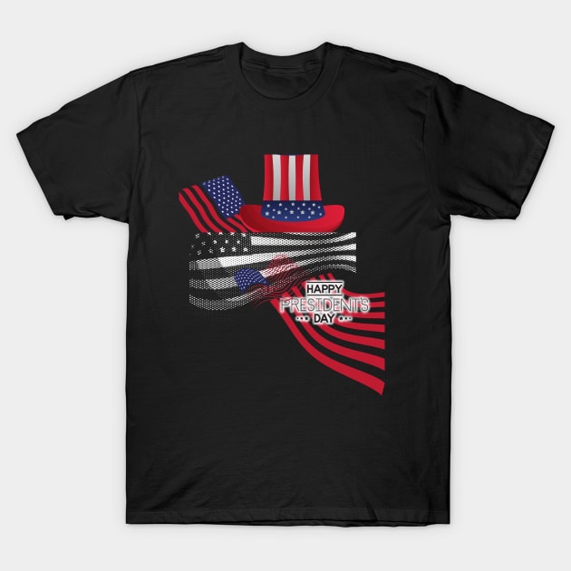 Happy President's Day T-Shirt by malbajshop